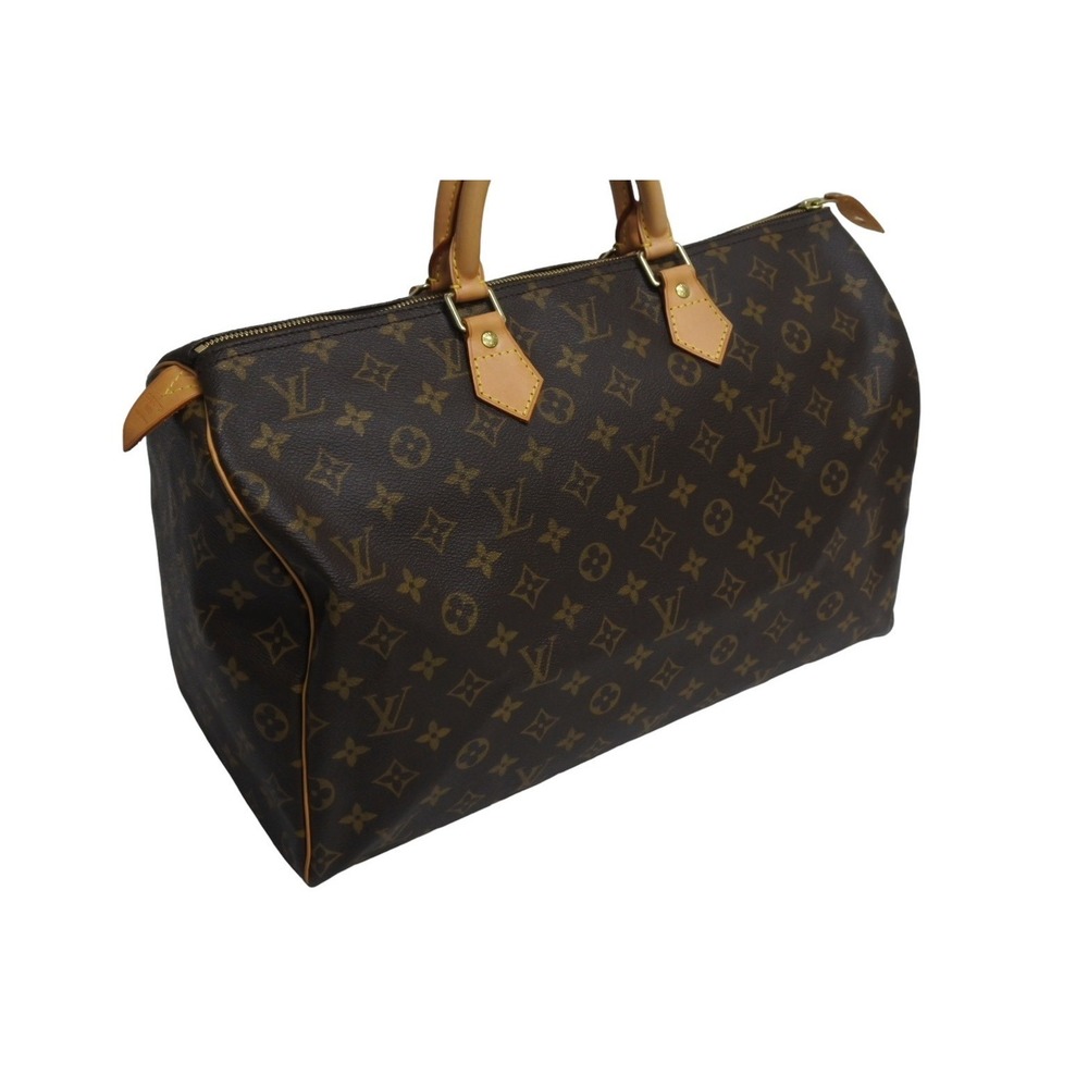 LOUIS VUITTON Speedy Handbag Monogram Coated Brown - Picture 4 of 9